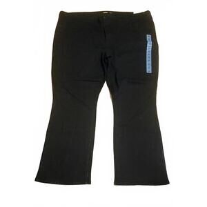 Old Navy‎ Black Mid Rise Kicker Bootcut Jeans Plus Size 28 NEW